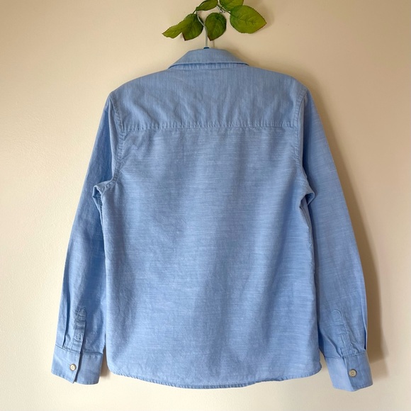 Mango Kids Boys Long Sleeve Button Down Shirt, Size 9/10 years - Picture 3 of 6